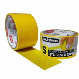 Fita-Silver-Tape-48MMX-5M-Amarela