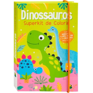 Kit Infantil de Colorir Dinossauros