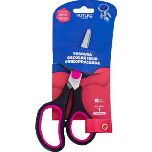 Tesoura-Escolar-Plastica-Futuro-13cm-Cor