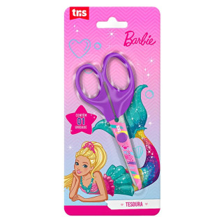 Tesoura-Escolar-Tris-Barbie-13-Centimetros
