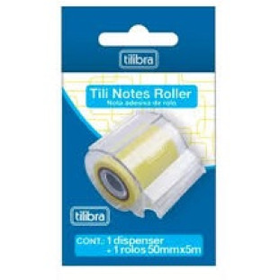 Tili-Notes-Roller-+-Dispenser-Amarelo