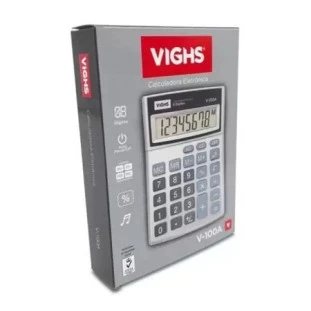 Calculadora-De-Mesa-Vighs-V-100a-Com-8-Digitos