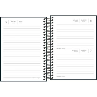 Agenda-2024-Tilibra-Pepper-M4-Pequena-Espiral-Preto