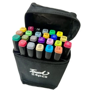 Marcador-Artistico-Touch-Sweet-C/24-Cores