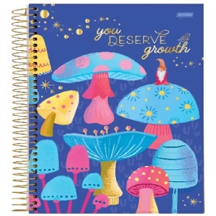 Caderno-Espiral-Universitario-Bloom-10-Materias-160-Folhas-
