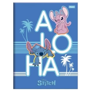 Caderno-Brochura-80-Folhas-Stitch