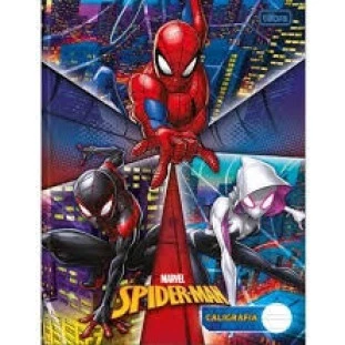 Caderno-Caligrafia-40-Folhas-Spider-Man