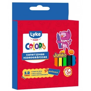 Canetinha-Hidrografica-Jumbo-Lyke-C/25-Cores