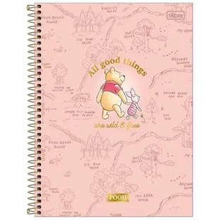 Caderno-Colegial-10-Materias-Pooh-160Fls