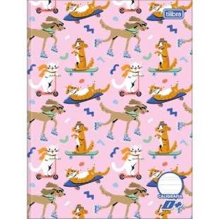 Caderno-De-Caligrafia-Brochura-D+-40-Folhas-