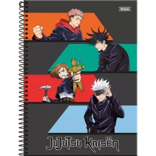 Caderno-Univ-CD-160FL-10X1-Jujutsu-Kaisen