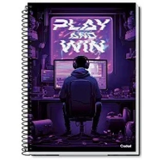 Caderno-Universitario-12-Materias-168-Folhas-My-Collection-Masculino