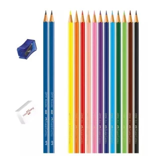 Lapis-de-Cor-Faber-12-Cores-Com-2-Lapis-Preto-mais-1-Apontador-mais-1-Borracha