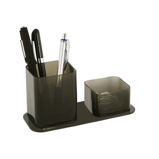 Porta-Caneta/Clips-Duplo-Fume