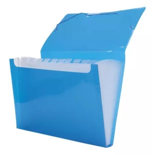 Pasta-Sanfonada-Plastica-A4-C/12-Divisorias-Azul