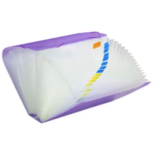Pasta-Sanfonada-Plastica-A4-C/31-Divisorias-Lilas