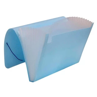 Pasta-Sanfonada-A4-Breeze-C/12-Divisorias-Azul