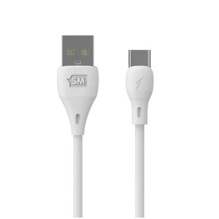 Cabo-USB-Tipo-C-3.1-Branco-1-Metro-C1303S