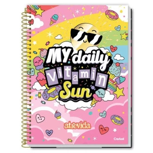 Caderno-Universitario-10-Materias-Atrevida-160-Fls