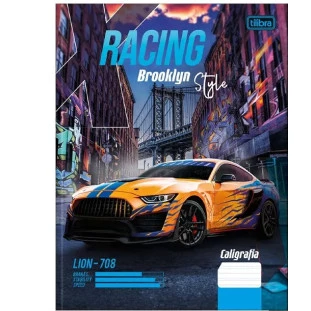 Caderno-De-Caligrafia-X-Racing-40-Folhas-