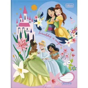 Caderno-De-Caligrafia-Princesas-Brochura-40-Folhas-