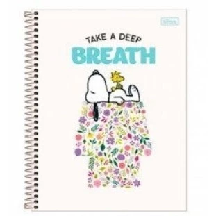 Caderno-Colegial-10-Materias-Snoopy-160fls