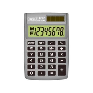Calculadora-bolso-tilibra-TC17-cinza