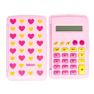 Calculadora-Letron-8-Digitos-Flip-Estampa-Flor