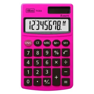 Calculadora-de-Bolso-Tilibra-Tc03-Rosa