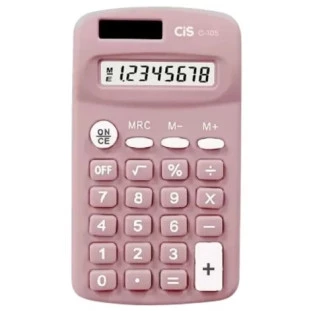 Calculadora-de-Bolso-Rosa-Cis-C-105