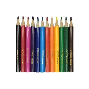 Lapis-de-12-Cores-Mini-Sextavado