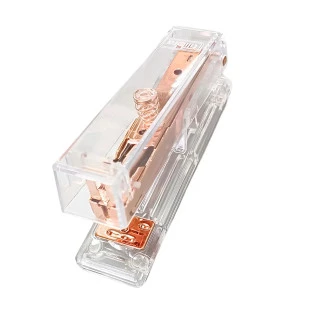 Grampeador-de-Mesa-Ouro-Rose-para-20-Folhas-G107