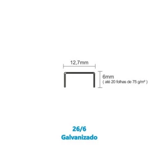 Grampo-26/6-Bacchi-C/5000-UN-Galvanizado