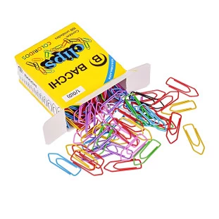 Clips-1/0-Bacchi-Colorido-100-Unidades
