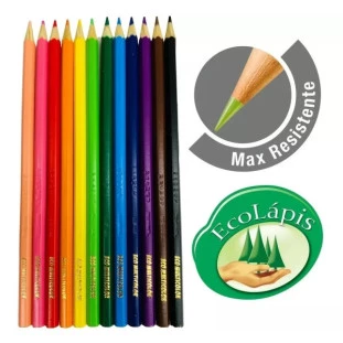 Lapis-de-Cor-Multicolor-36/24/12-cores---Faber-Castell-Quantidade:12-+-2-cores