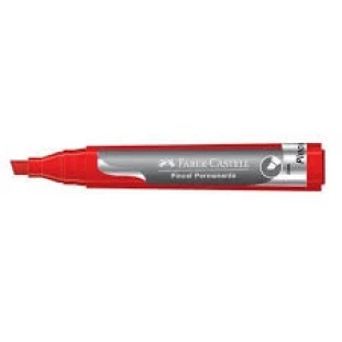 Pincel-Marcador-Permanente-Vermelho-Faber-Castell-Ponta-5-Milimetros