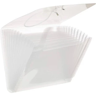 Pasta-Sanfonada-Plastica-Duplicata-C/12-Divisorias-Transparente