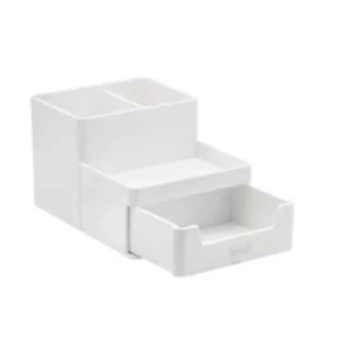 Oganizador-de-Mesa-com-Gaveta-Branco