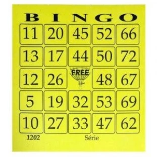 Cartela-De-Bingo-Free-Todas-as-Cores-Cores:Amarelo;Quantidades:1-Unidade