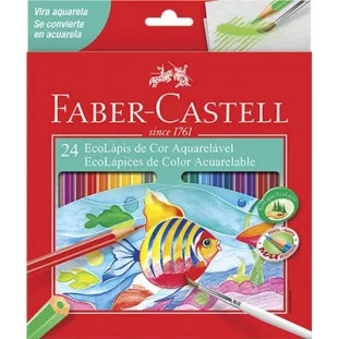 Lapis-de-Cor-Aquarelavel-Sextavado-EcoLapis-24-Cores---Faber-Castell