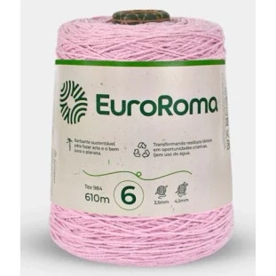 Fio-Barbante-Cor-510-Rosa-Bebe-4/6-600g-610m---Euroroma