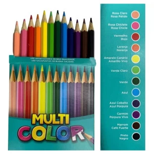 Lapis-de-Cor-Multicolor-36/24/12-cores---Faber-Castell-Quantidade:12-+-2-cores
