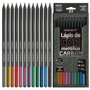 Lapis-De-Cor-Carbon-12-Cores-Metalicas-Redondo-Leo&Leo