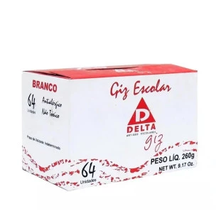 Giz-Branco-Escolar-Para-Quadro-Verde-Negro-Delta-64-Unidades