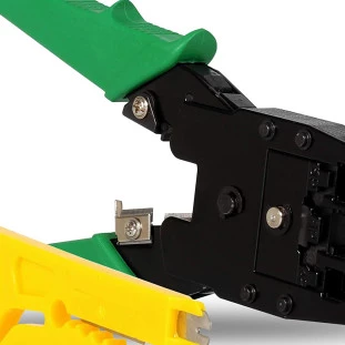 Alicate-de-Crimpar-Rj45-Rj12-e-Rj11-verde-+-Desencapador-De-Fio