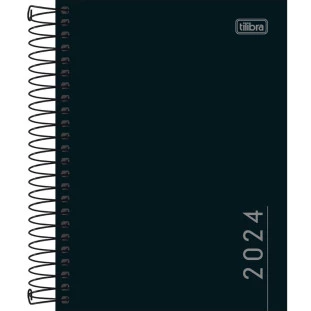 Agenda-2024-Tilibra-Pepper-M4-Pequena-Espiral-Preto