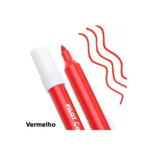 Caneta-Hidrografica-Pilot-Color-850-Jr-Cor:Vermelho