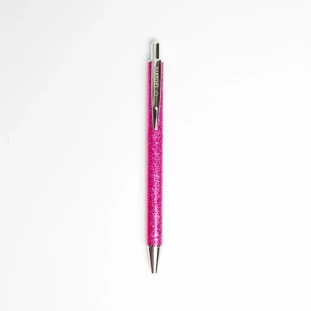 Caneta-Pink-Vibes-Glitter-Azul-Profissional---Leoarte