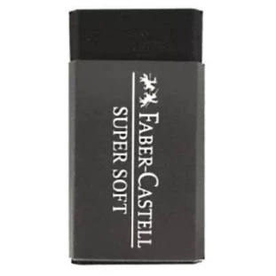 Borracha-Faber-Castell-Super-Soft-Preta