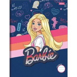 Caderno-Caligrafia-40-Folhas-Barbie-Brochura